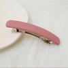 Women Korean Style Temperament Hair Clip Girls Simple Hairpin Korean Colorful Matte Barrette Hair Styling Ponytail Accessories