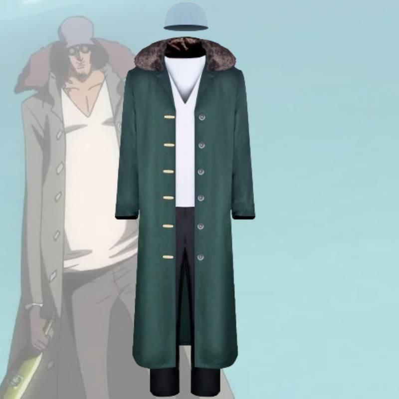 One Piece Kuzan Costume For Halloween Party Cosplay Events Anime Convention