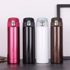 500ml 304 Stainless Steel Vacuum Insulated Bottle, Leakproof One-Touch Flip-Top Flask for Car Office Travel
