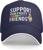 Support Your Fruity Friends LGBT Pride Baseball Cap Polyester Adjustable Casual Summer Hat