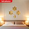 12pcs/24pcs Golden Acrylic Wall Decoration Mirror Stickers, Home Decoration Stickers, Used for Bedroom and Living Room