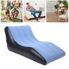 Inflatable Sofa Chair PVC Flocked Inflatable Chair Blow Up Couch for Living Rooms Camping Trips Travel