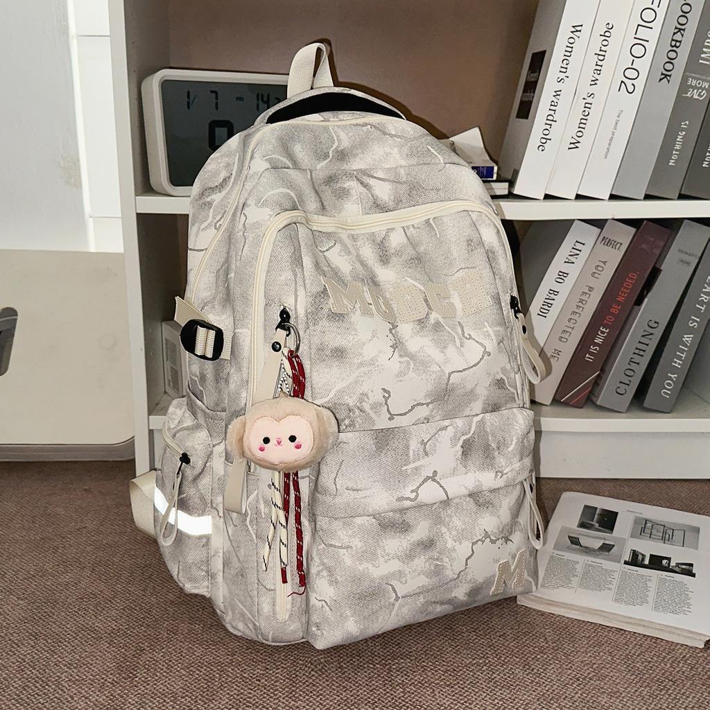 Zaino1011 nuovo zaino maschile studente scuola media studente liceo zaino femminile resistente durevole grande capacità zaino di alto valore
