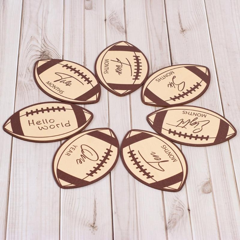 Baby Monthly Milestones Marker Discs Set with Stand and Bag Photo Props Baby Announcement Sign Gift for Infant Boy Girl