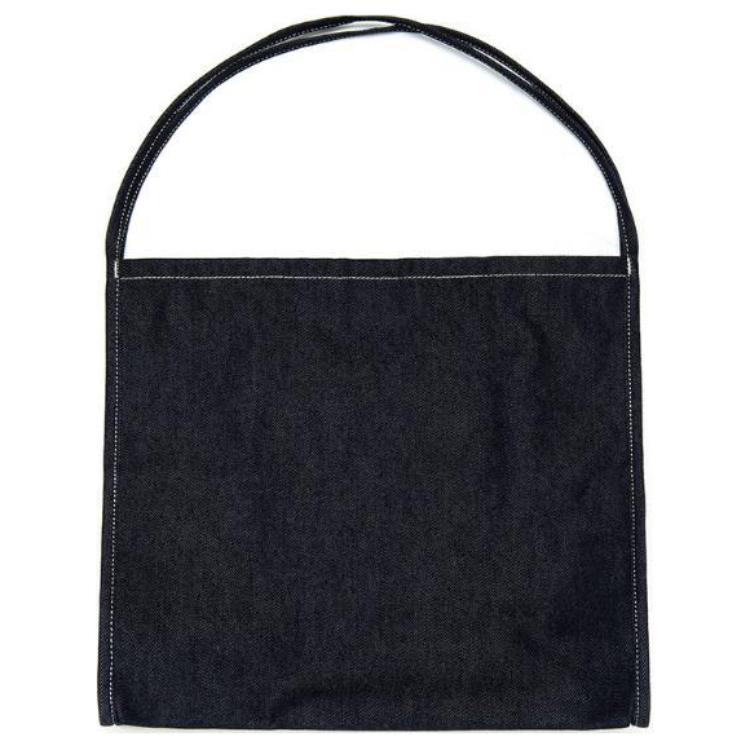 

New Lee Cotton One Shoulder Handbags Regular Unisex Indigo LE2401BG05ID 37.1*20.1*34.0CM