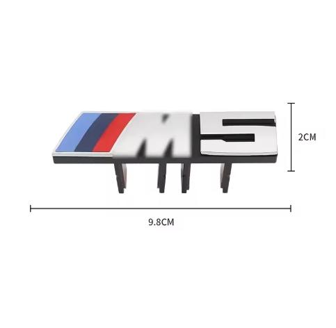 3D Car Front Grille M Badge Emblem Decoration Accessories For bAB-BMW M M1 M2 M3 M4 M5 M6 M7 E39 E87 E60 E46 E53 E90 F10 F20 F25 XV1