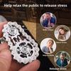 Sprocket Flywheel Flywheel Flying Top Flying Disk Anti-Anxiety Ornaments Metal Bicycle Chain EDC Rotating Flying Disk Adult Toy