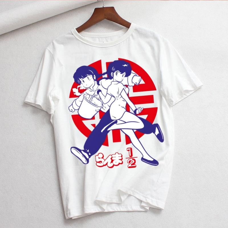 Ranma 12 ranma 12 Camicia Moda Estiva T-shirt Grafica Top da Donna Base Magliette Girocollo Divertenti T-shirt Ragazze