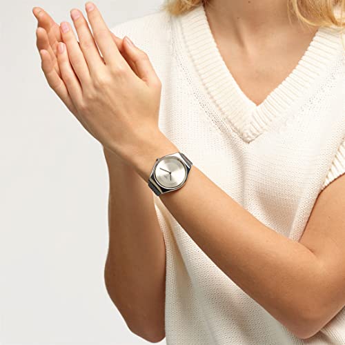 Swatch IRONY BLACK'N'WHITE THE JANUARY COLLECTION SYXS142 Wristwatch, White