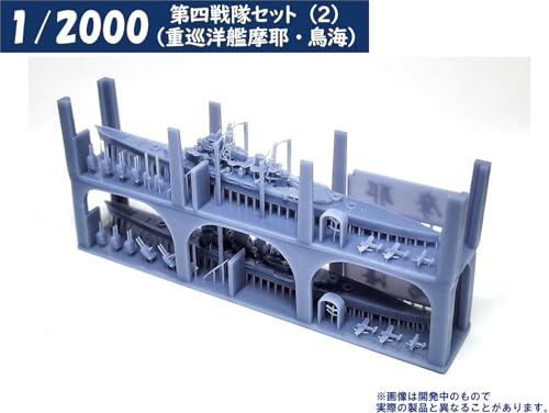 HMA 1/2000 4th Squadron Set 2 Heavy Cruisers Maya and Chokai Resin Kit (Ships)