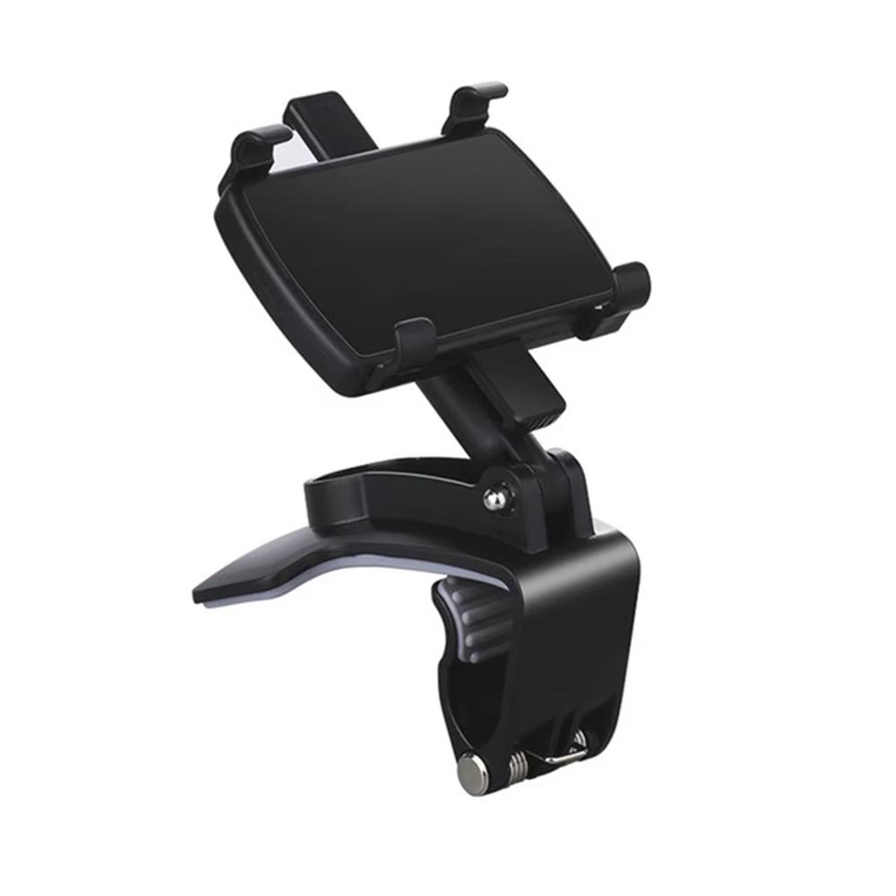 360 Degree Rotation Car Phone Holder Dashboard Mobile Phone Clip Mount Stand Universal Car Smartphone Bracket for GPS Navigation