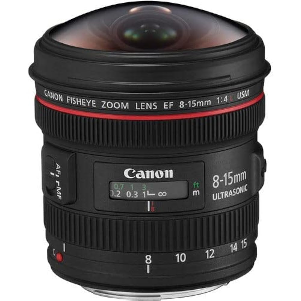 Canon Ultra Wide Angle Zoom Lens EF8-15mm F4L Fisheye USM Full Size Compatible