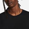 Nike Solid Color Logo Loose Fit Crew Neck T-Shirt Men Tops Black FB4396-010