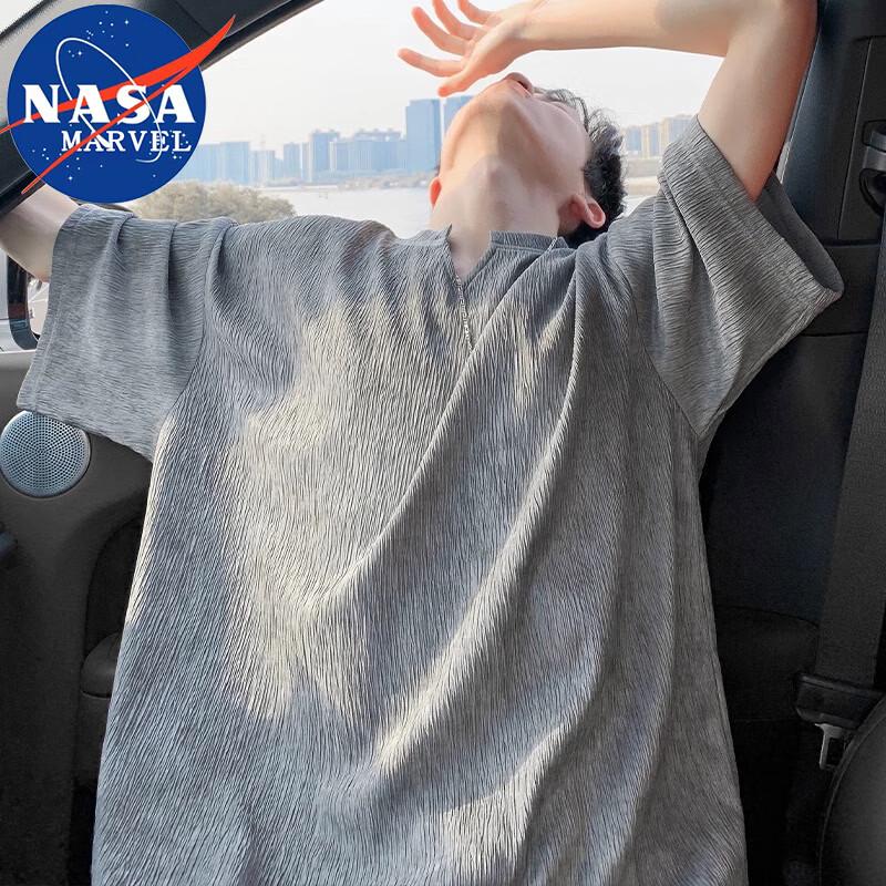 NASA MARVEL Men s V-Neck Short Sleeve T-Shirt M