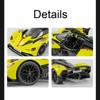 1:18 Valkyrie Model Cars Toy 750S Divo Alloy Diecast Wheel Steering Miniature Vehicle Slide Forward Sports Car Kids' Edutainment