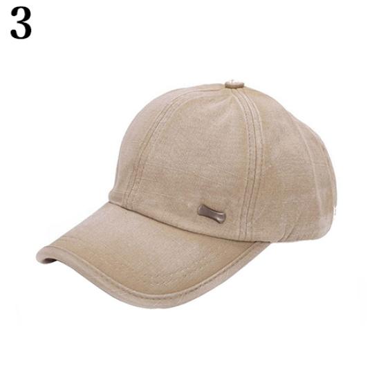 Men Women Adjustable Plain Baseball Cap Trucker Cap Sport Snapback Hip-hop Hat