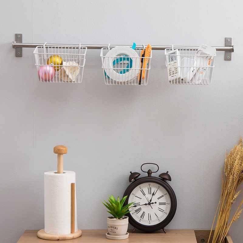 Square Office Hanging Basket Drawer Behind Door Store Dormitory Storage Basket