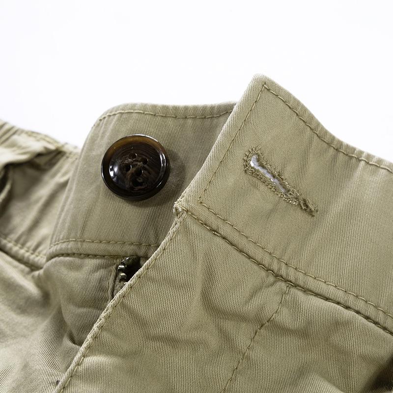 Pánské letní outdoorové pracovní šortky JAYSCE módní volné prodyšné kapesní capris ležérní mikroelastické pevné kalhoty cargo