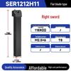CNC SER2020K16 2525M22 External Threading Tool Holder - Shock-Resistant Lathe Tool for External Diameter Clamping