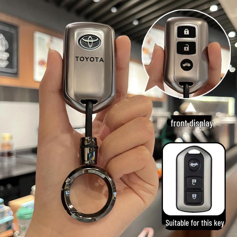 High-End Protective Key Shell for Toyota Vios, Yaris, L, FS, Zhi Xiang, and Yizhi Remote Controls
