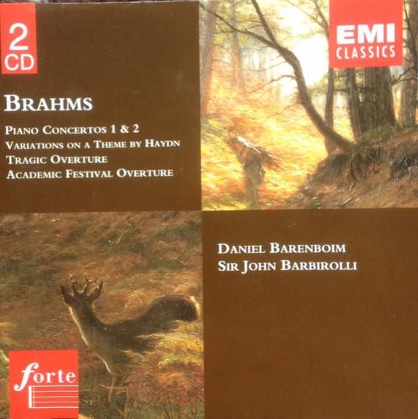 

CD J. BRAHMS - Con Pno 1/2/Ovt Tragic/Ovt Acad 724357264921,57 EMI Classics 1998 Europe Classical Used
