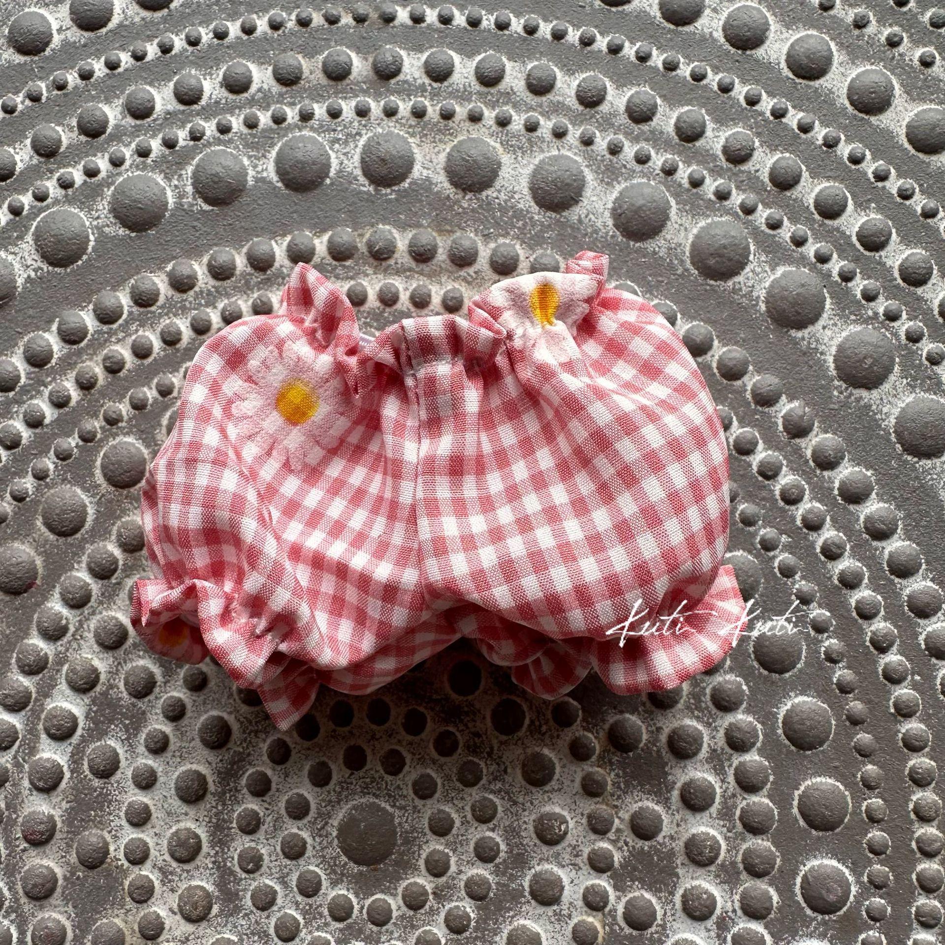 

Клетчатые тыквенные штаны для собаки (13см-23см) - Лабубу Аксессуары для питомцев Шорты 13cm—23cm Universal