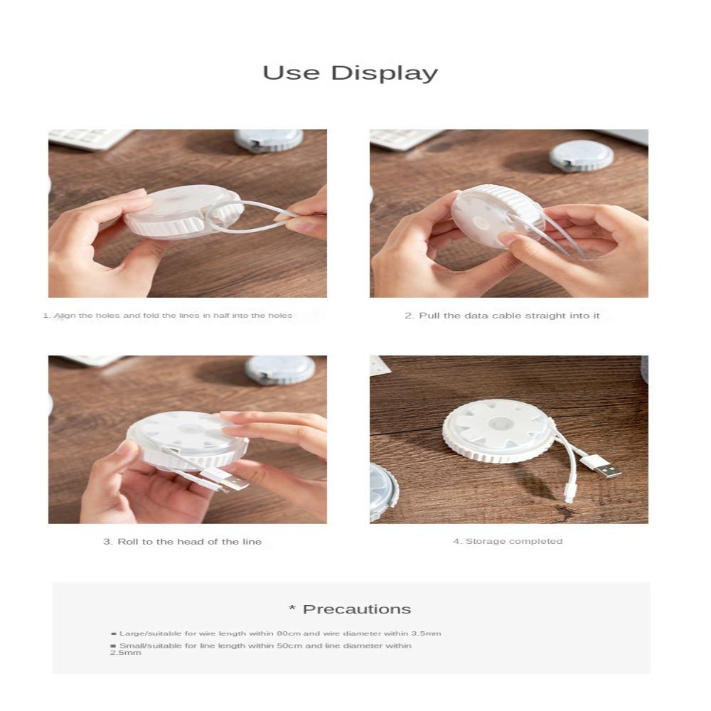 Earbud Holders Data Cable Storage Case Cord Organizer Cable Winder Cable Manager Winding Box