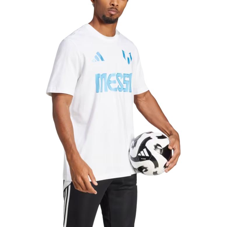 adidas Messi FW24 T Shirt Men's White JJ1418