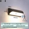 Moon-Shaped Outdoor Waterproof Infrared Sensor Wall Lamp for Courtyard, Balcony, and Doorway