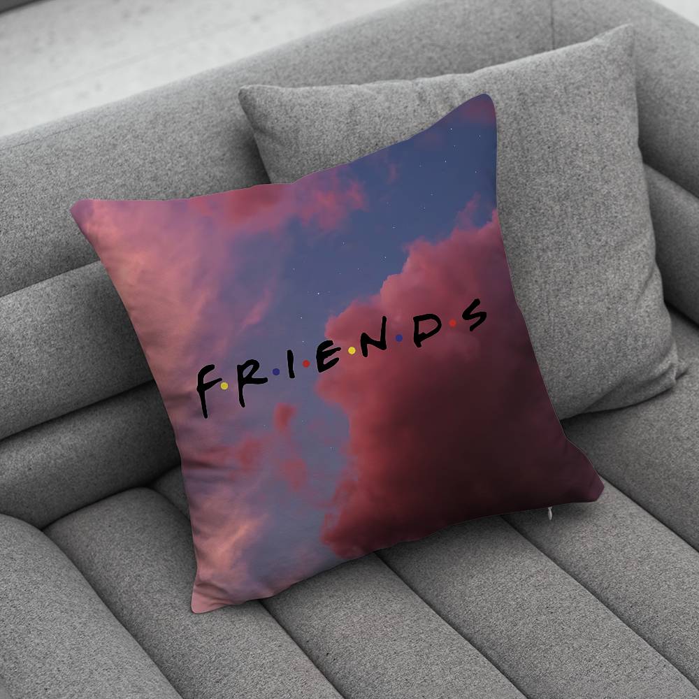 Classic Friends TV Show Pillow Case For Home Bedroom Car Office Decoration Living Room Sofa Cushion Cover Suitable