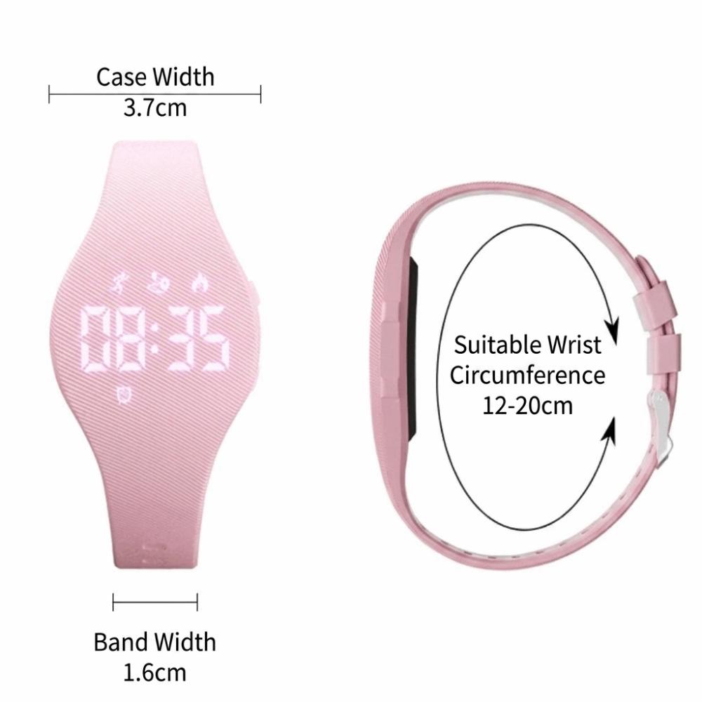 LED Digital LED Digital Armband Wasserdichte Elektronische Uhr Neues Smartes Silikonarmband Kinder