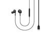 Samsung Type-C Earphones - Tuned by AKG (EO-IC100BBEGWW) Corded Type-C Earphones, Genuine Samsung Product, Parallel Import (Black)