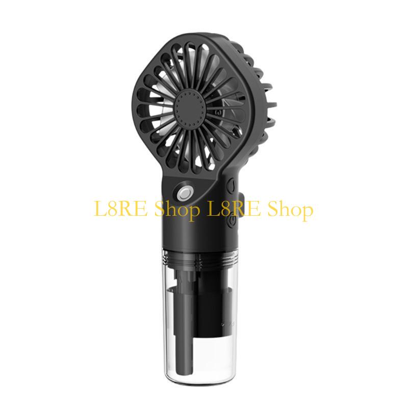 L8RE Portable Water Mist Fan 4 Adjustable Speed Quiet Cooling Mini Pocket Fan