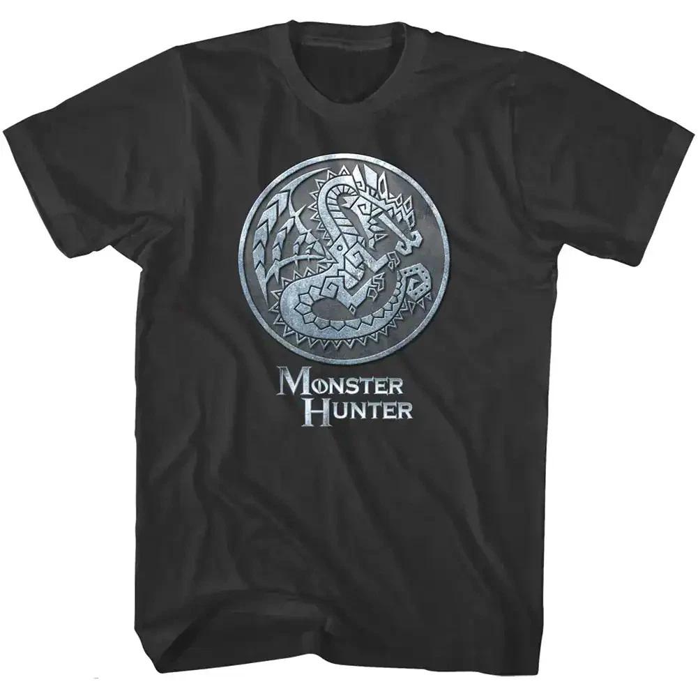 Monster Hunter Tribal Logo Men s T Shirt M