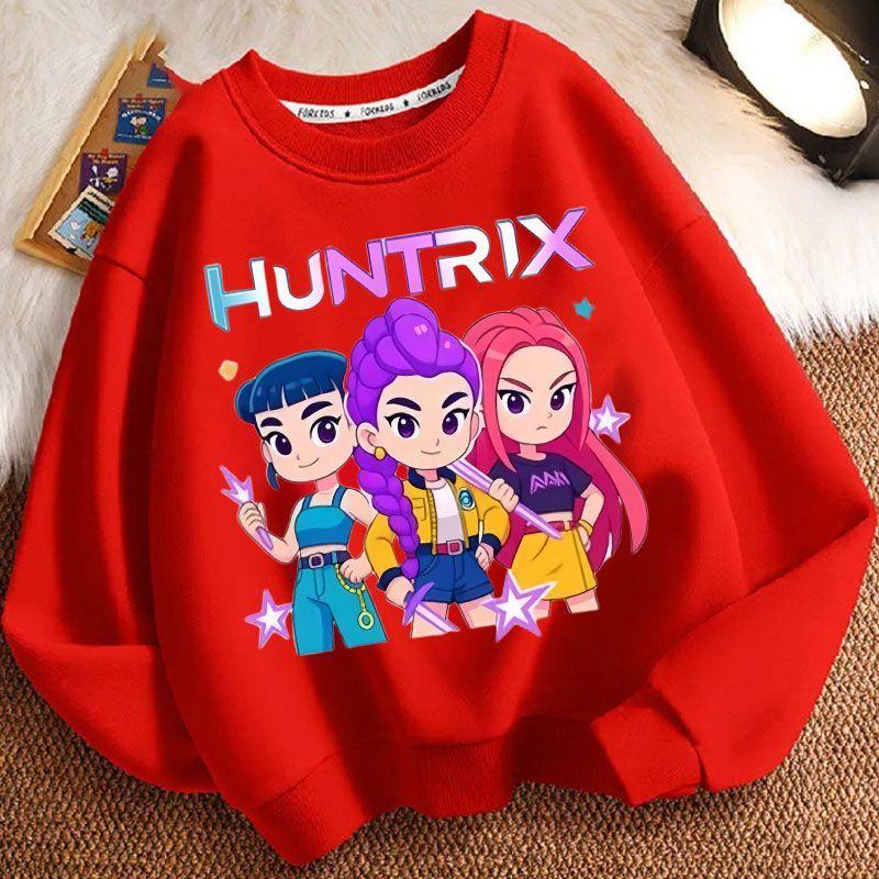 Children's Fashion Sweatshirts for Spring and Autumn, Long-sleeved Casual Sweatshirts for Boys and Girls