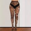 European and American Hot Diamond Halloween Fishing Net Socks Large Size Stockings Sexy Thin Stockings Women's Spider Web Pants Pantyhose