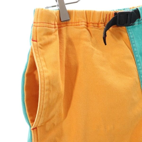 Gramicci Outdoor Shorts Green X Orange Climbing Men's Used