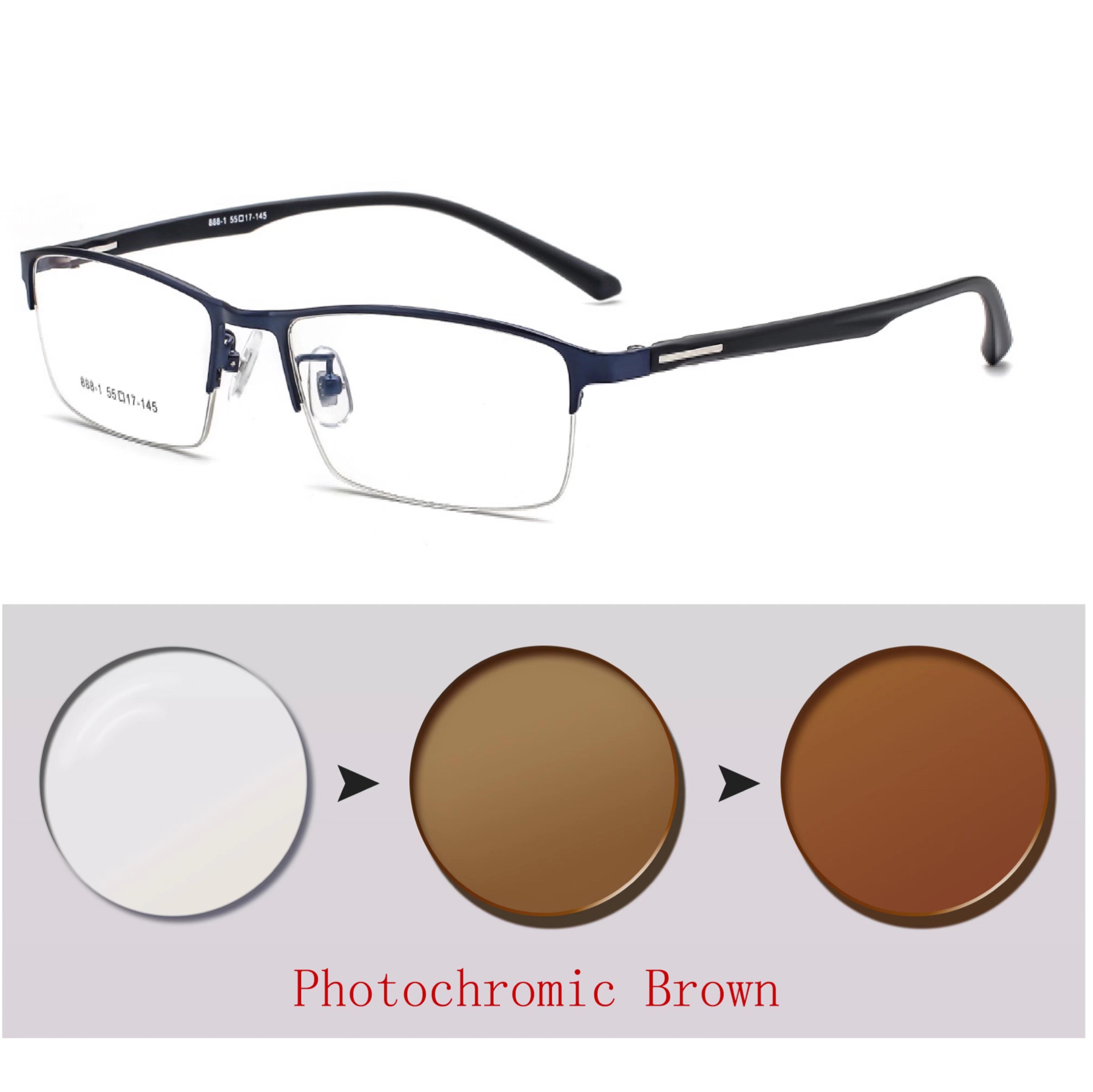 

Photochromic Sunglasses Chameleon Lens Myopia Blue Light Blocking Men s Computer Glasses Game for Sight -0.50 -0.75 -175 -2.5-6 Customize