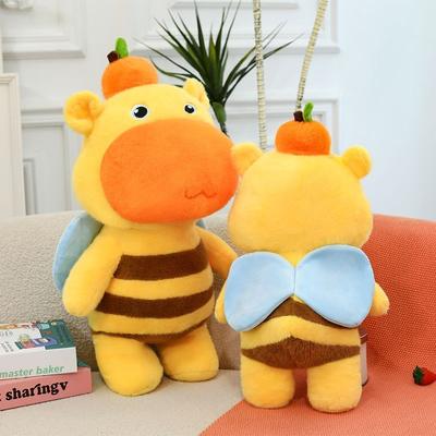 Cute Guinea Pig Plush Toy Doll Bee Guinea Pig Doll Bed Sleeping Doll Birthday Gift for Girlfriend