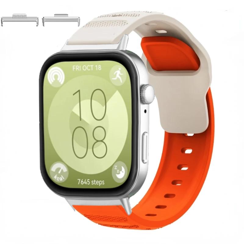 

Силиконовый ремешок для Huawei Watch Fit 3, мягкий дышащий браслет-браслет для Huawei Watch Fit 3, замена умных часов Correa Huawei Watch Fit 3