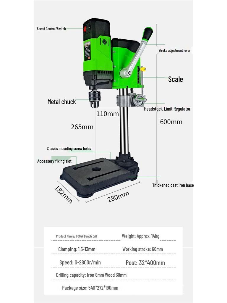 220V Multifunctional Mini Drill for Bead Making and Household Tasks