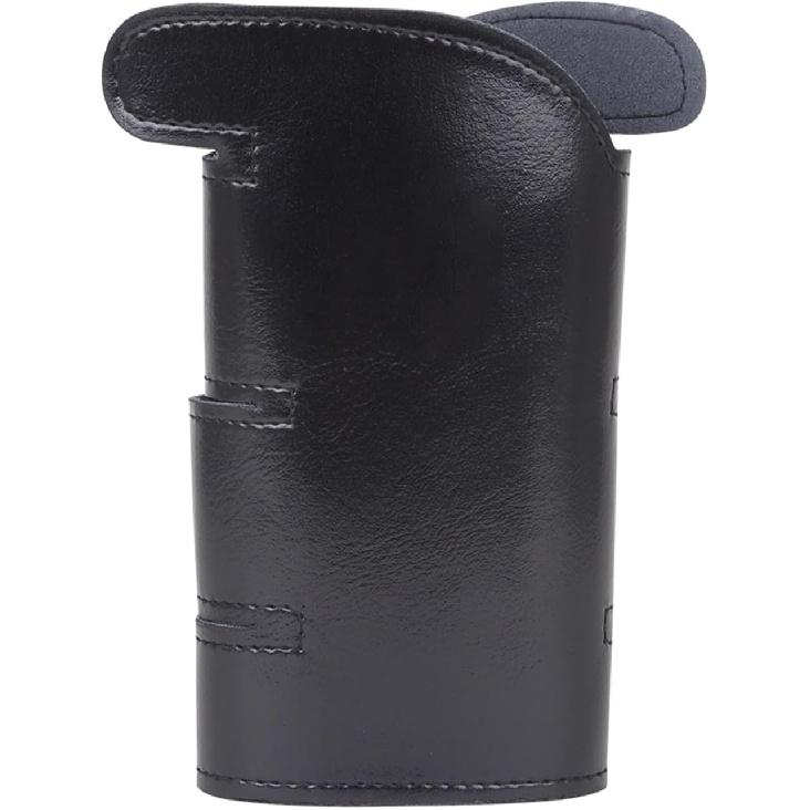 Trumpet Valves Guard, PU Leather Trumpet Protective Cover Sleeve, Professional Trumpet Valves Guard Cover for Beginners, Black