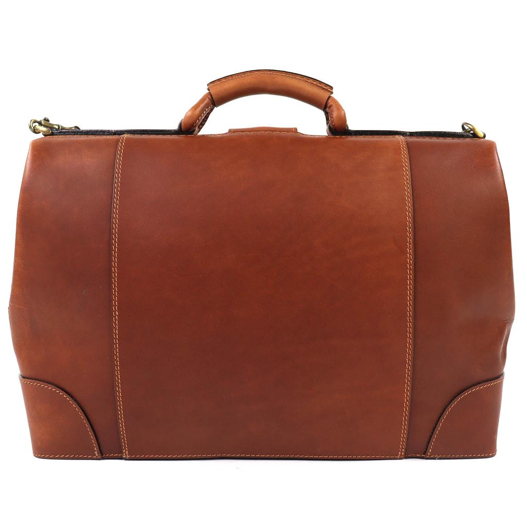 Very Good RED BRIDGE Business bag Genuine Leather Doctor's Bag Brown mens Used