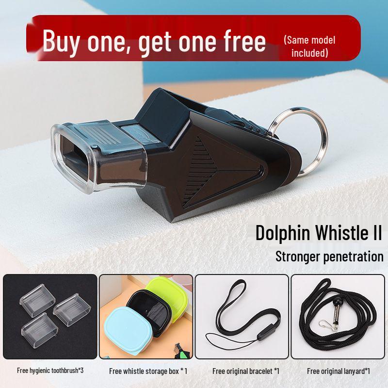 Dolphin Outdoor Sports Coach Whistle for Basketball, Volleyball, Football, Military & Referee Training