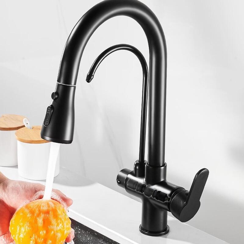 TLXT Kitchen Pull-Out Rain Spray Faucet