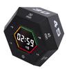 Timer Cube Hexagon Digital Display Count Up Countdown Magnetic Flip Timer for Study Kitchen Work