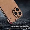 Shockproof Vintage Leather Case for iPhone 16 15 14 13 12 Mini 11 Pro X XR XS Max Plus i Phone 14 Soft Silicon Matte Cover Funda