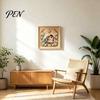 Relaxing Mindfulness Hobby Holy Family Painting DIY Kit, Religious Faux Pearl Art Christmas 3D Mosaic Set Craft Kit for Adults, Home Wall Decor