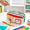 Estuche de Lápices de Dibujos Animados con Cremallera y Cordón Bolsa de Papelería Multifuncional para Estudiantes Gran Capacidad Resistente al Agua Lápiz para Material Escolar