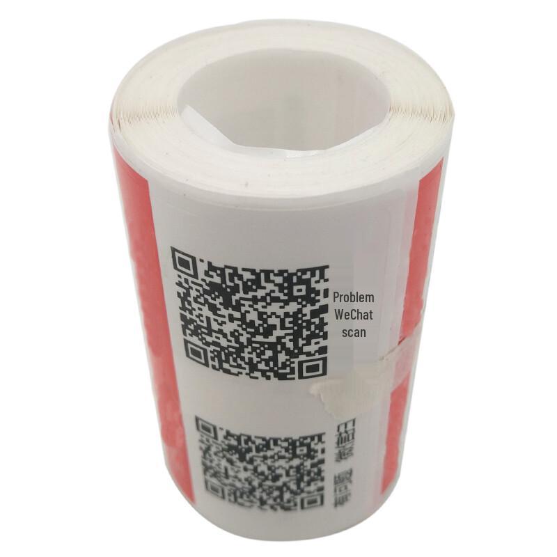 SP Pre-printed QR Code Thermal Printer Labels 40x52mm